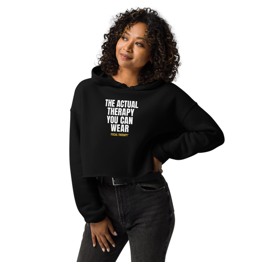 Mother's Day Special Fiscal Therapy® Women Crop Hoodie - The Actual Therapy You Can Wear